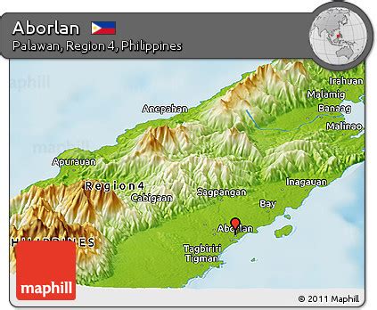 Aborlan Map .